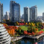 Vancouver bay water and buildings