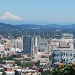 Portland and Mt Hood