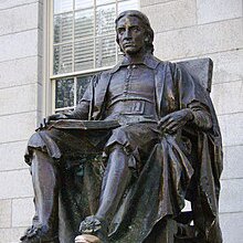 John Harvard statue