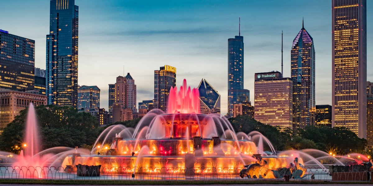 Photo of downtown Chicago