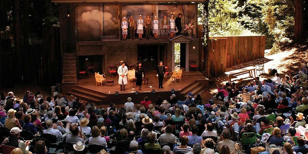 Sata Cruz Shakespeare theater outdoors